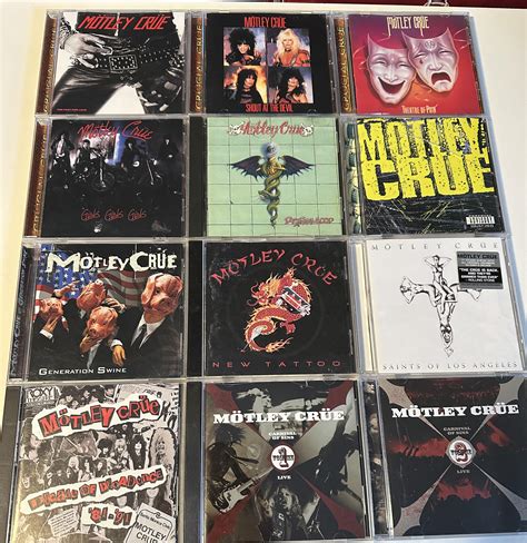 Motley Crue Album Covers