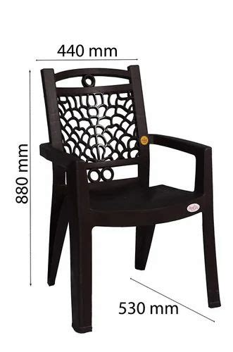 Petals Swiss Plastic Arm Chair For Home And Garden Chair At Rs 500