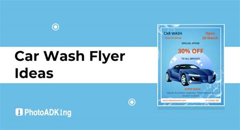 Car Wash Flyer Ideas and Examples