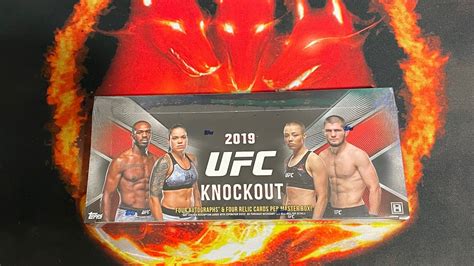 Topps Ufc Knockout Hobby Box Youtube