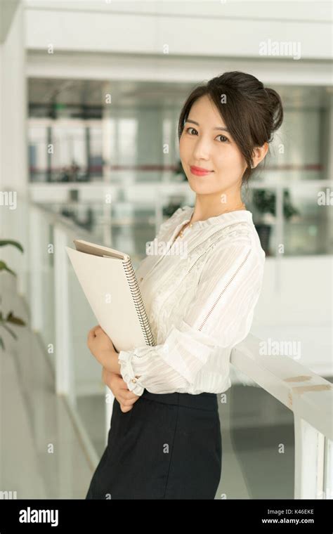 Office Lady Stock Photo Alamy