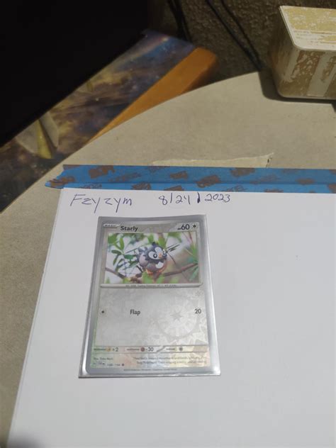 Starly Reverse Holo Ungraded Pokemon Scarlet Violet