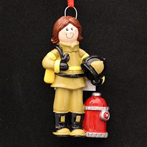 Female Firefighter Ornament Christmas Ornaments Top Brands Artists