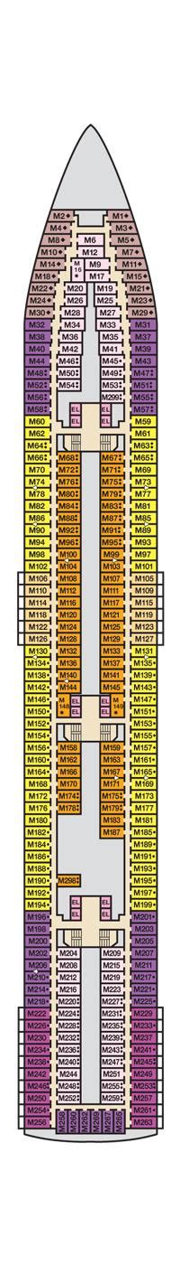 Carnival Fascination Deck Plans