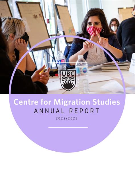 Annual Report Centre For Migration Studies