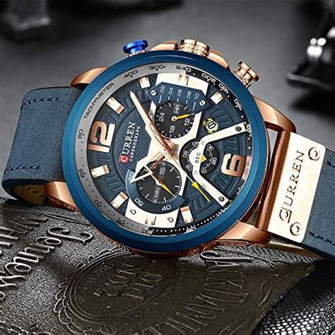 Curren Orologi Da Uomo Orologi Al Quarzo Analogico Calendario Orologio