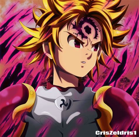 Meliodas Demon Power By Criszeldris1 Seven Deadly Sins Anime 7 Deadly