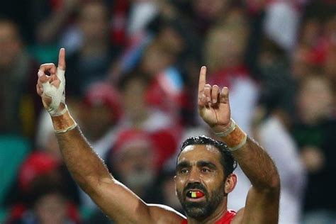 'On ya brother': players support Adam Goodes' post-goal war dance