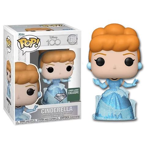 Funko Pop Disney 100 Cinderella 1318 Diamond Exclusivo Original Moça