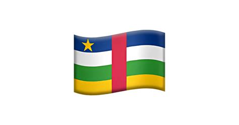 Centralafrikanska Republikens Flagga Emoji Betydelse Och Anv Ndning