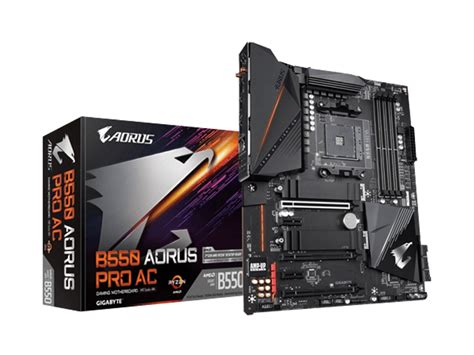 GIGABYTE B550 AORUS PRO AC ราคาเมนบอรด AMD AM4