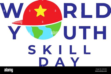 Logo Design For Celebrating World Youth Skills Day In Vector