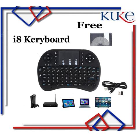 Jual Keyboard Air Mouse I8 Mini Keypad Wireless Touchpad I8 Keyboard