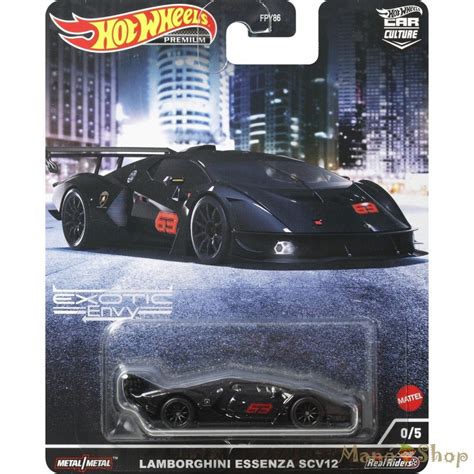 Hot Wheels Premium Exotic Envy Lamborghini Essenza Scv