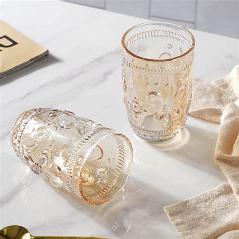 Fancy Water Glass Set Of 2 Online Premium Tumbler Nestasia