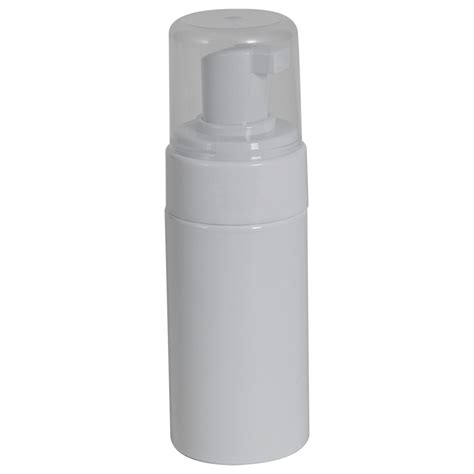 100ml White Pet Foaming Style Cylinder Bottle With 43mm White