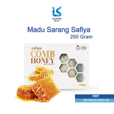 Jual Madu Sarang 250 Gram Safiya Honey Comb Madu Asli 100 Original