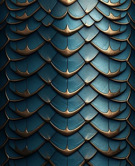 Blue Dragon Scale Armor Dragon Skin Texture Ipad Case And Skin For