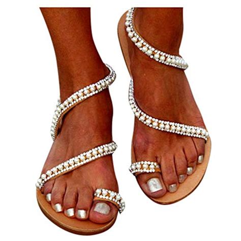 Best Silver Rhinestone Flat Sandals For Your Wardrobe