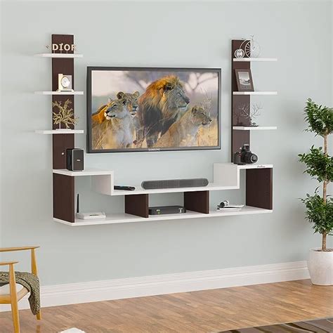 Anikaa Marley Engineered Wood Wall Mount Tv Unit Tv Cabinet Tv