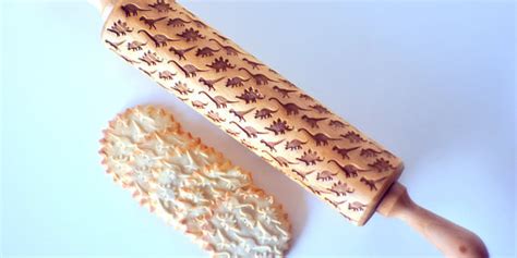 Dinosaur Embossed Rolling Pins Make Baking Infinitely Cuter Huffpost