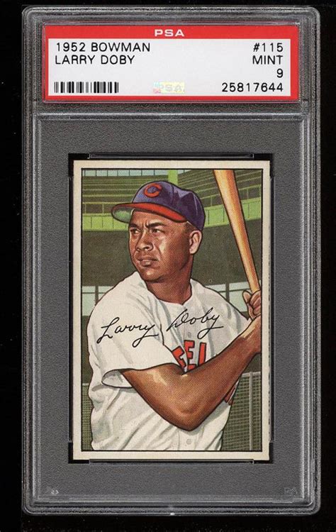 Larry Doby 1952 Bowman 115 Base PSA 9 Price Guide Sports Card Investor