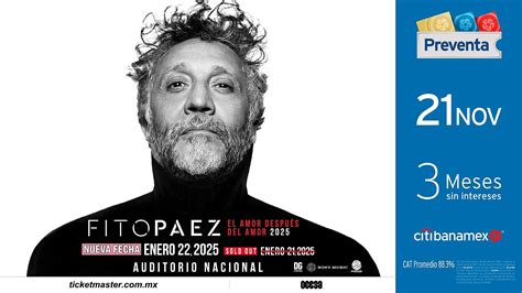 Fito Páez Anuncia Nueva Fecha En El Auditorio Nacional Imperdible