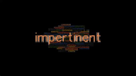 IMPERTINENT: Synonyms and Related Words. What is Another Word for IMPERTINENT? - GrammarTOP.com