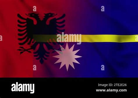 Albania And Nauru Flag Video Albania And Nauru Mixed Country Flags