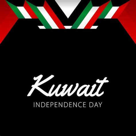 Premium Vector Kuwait Independence Day Realistic Design Vector Template