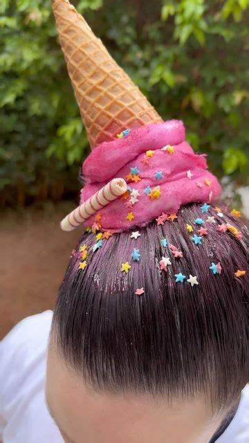 Cabelo Maluco Casquinha De Sorvete