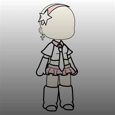 Pin On Gacha Idea Outfit In Character Design Animation Art