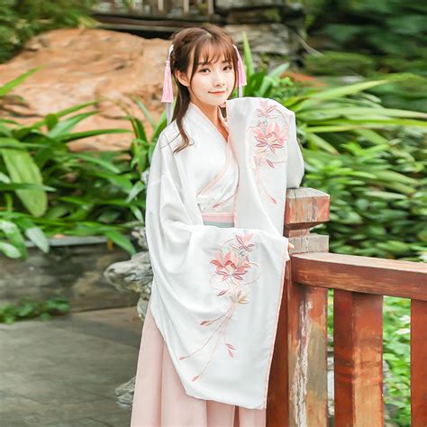 Hanfu Jurk Chinese Traditionele Oude Kostuums Tang Grandado