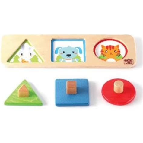 Edufun Puzzle Encastrement Formes Et Animaux Ef 10576 U2701