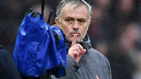 Manchester United Boss Jose Mourinho Silences Critics With Finger To Lips Gesture To Camera