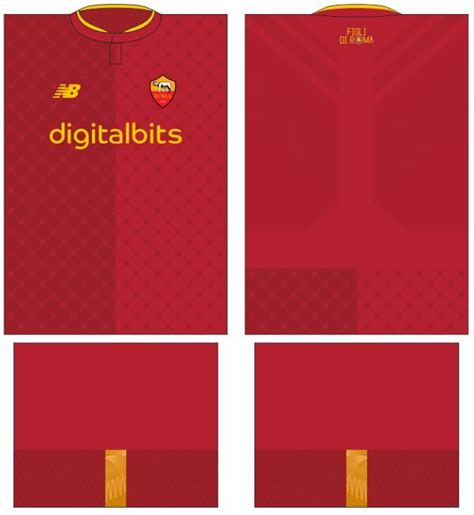 As Roma Local 2022 2023 En 2022 Futbool Camisetas Vector