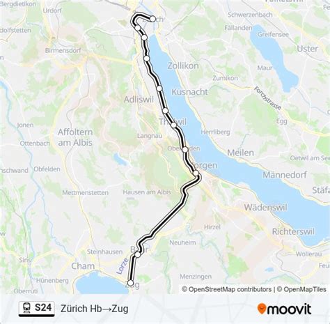 s24 Route Schedules Stops Maps Zürich HbZug Updated