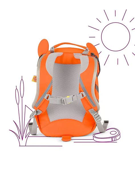 AFFENZAHN Kinder Rucksack Kleine Freunde Timmy Tiger Gelb