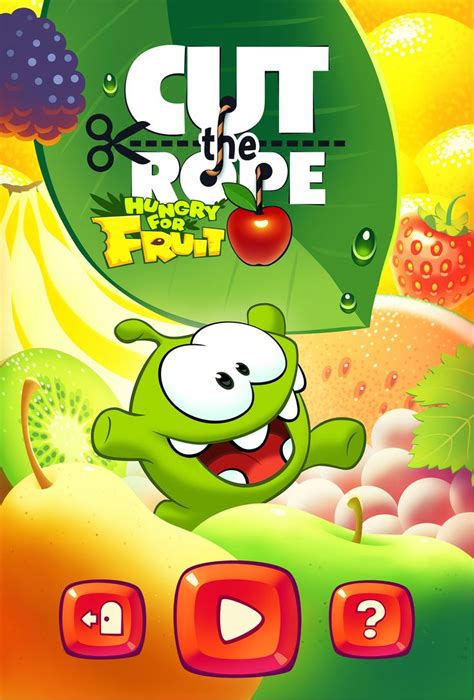 Cut The Rope Hungry For Fruit On Behance Cut The Ropes Game Ui Game