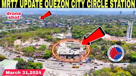 Mrt Update Quezon City Circle Underground Station North Ave March