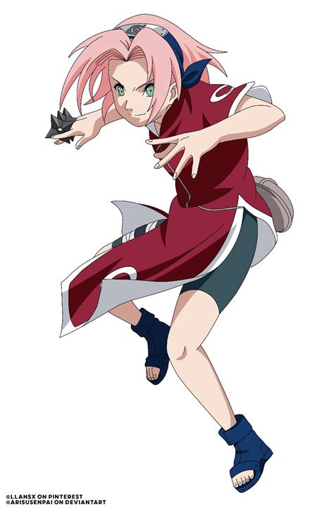 Sakura Haruno Renderpng Personagens De Anime Anime Sarada Uchiha