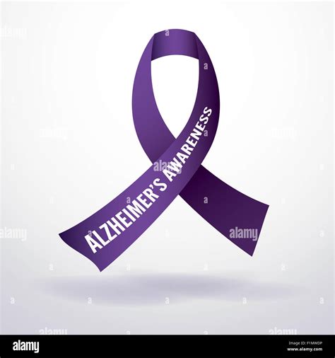 Alzheimer's disease awareness ribbon. Vector EPS 10 available. EPS file ...