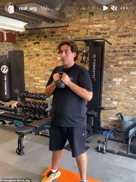 James Argent shares his workout routine on Instagram as he gushes about his ...