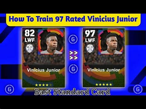 How To Train 97 Rated Vinicius Junior New Standard Card In EFootball