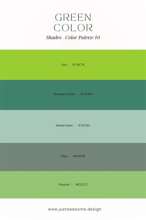 Green Color Pallete Green Color Pallete Lor Pallete Ibis Paint Color Pallete Ideas