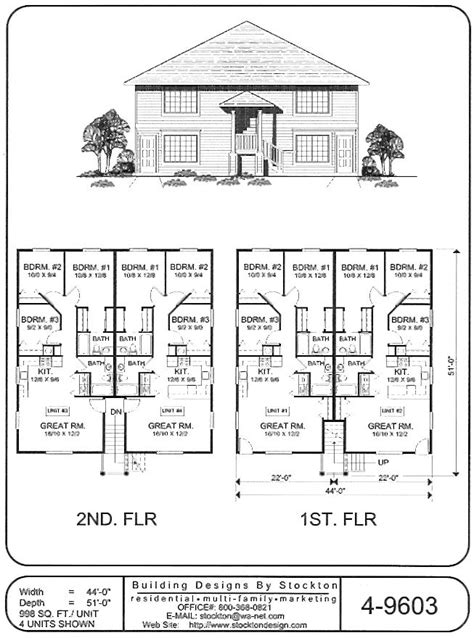 Building Designs By Stockton Plan 4 9603 Building Design Plan