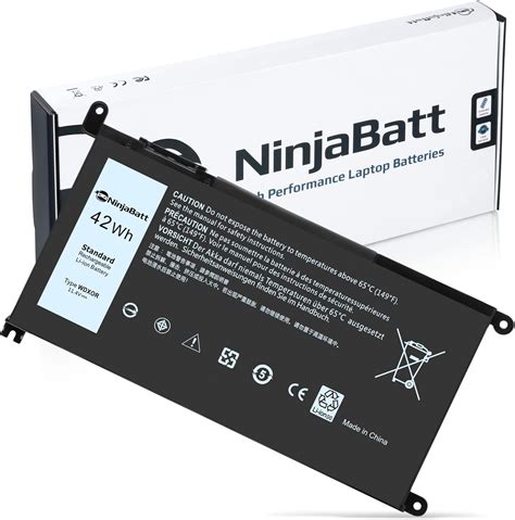 Amazon NinjaBatt Batería para Dell WDX0R P69G YRDD6 Inspiron 15