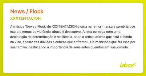 Significado Da Música News Flock Xxxtentacion Letras Mus Br