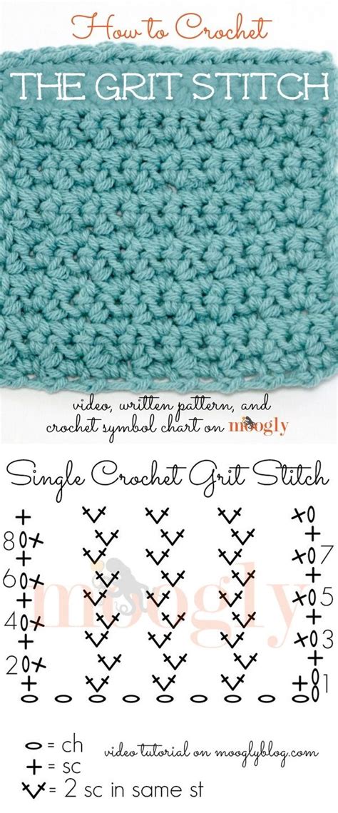 Grit Stitch Crochet Tutorial