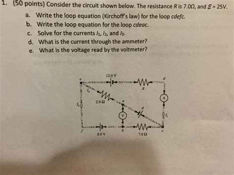 Solved Points Consider The Circuit Shown Below The Chegg